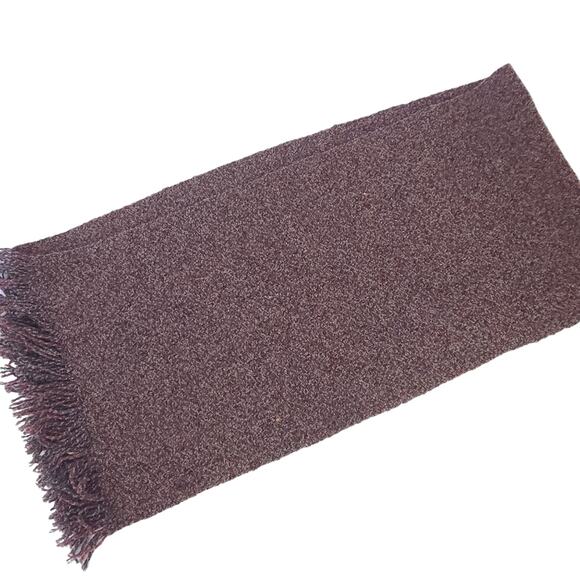 MUCROS Weavers Workshop Hand Woven Ireland Knit Scarf 64” x 14” - Picture 1 of 3